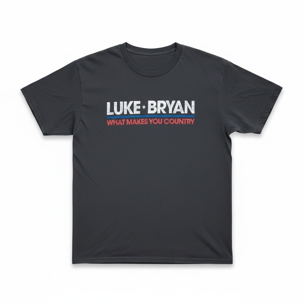 Luke Bryan 2018 What Makes You Country T Shirt Size XXL